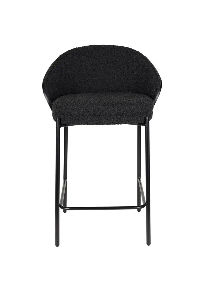 Barstuhl Rodin Bouclé Black