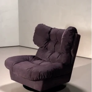 Poltrona Bergère Girevole Milano Baxter