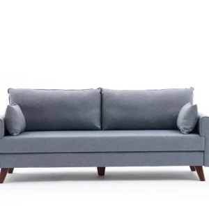 Bella Soft Yataklı üçlü Koltuk Bettsefa - Blu