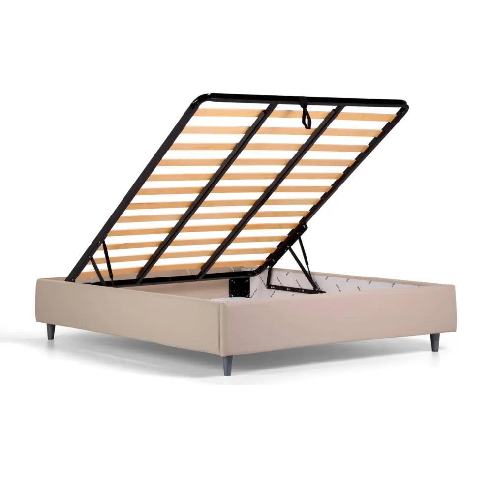 Letto contenitore "Parigi" microfibra BibiRelax