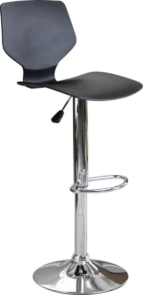 BIFF - set di 2 sgabelli alti metallo Nero Milani Home