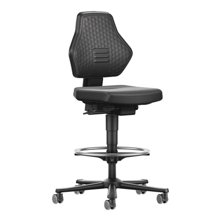Sedia girevole BIMOS Air Flow con rotelle + anello per i piedi ( 9000454094 )