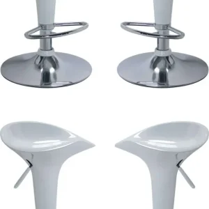BLANCO - set di 4 sgabelli Bianco Milani Home