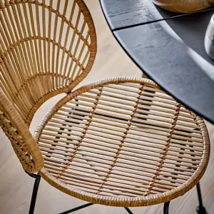 Sedia da pranzo Fiore, colore naturale, rattan BLOOMINVILLE