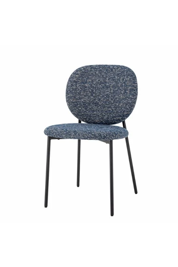Sedia da pranzo Percey, blu, compensato 100% certificato FSC® BLOOMINVILLE