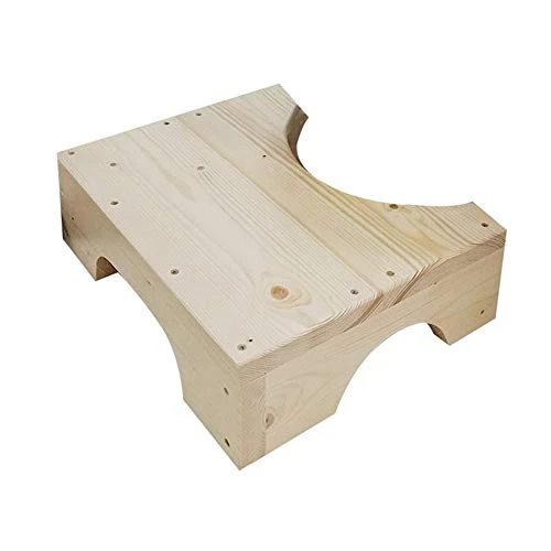 Sgabello WC Addensato Solido Piede Legno del Rilievo del Pedale Passo Sgabello Passo Passo Pedale di Lavaggio Vestiti igie...