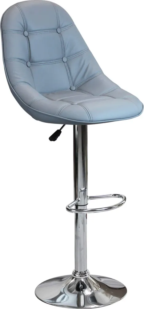 BUFORD - set di 2 sgabelli alti metallo Grigio Milani Home
