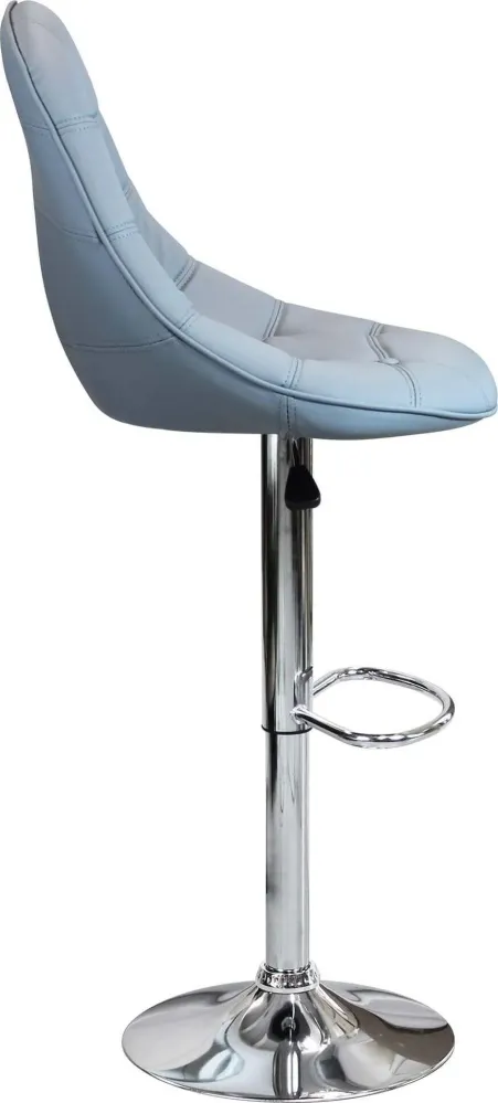 BUFORD - set di 2 sgabelli alti metallo Grigio Milani Home