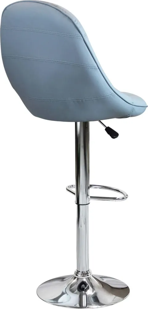 BUFORD - set di 2 sgabelli alti metallo Grigio Milani Home