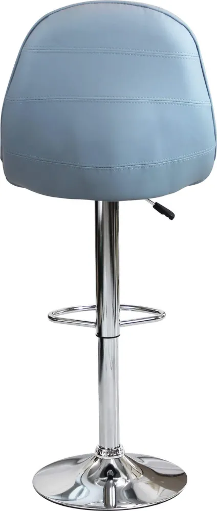 BUFORD - set di 2 sgabelli alti metallo Grigio Milani Home