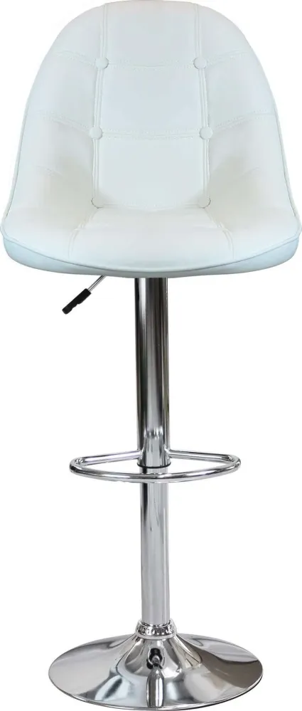 BUFORD - sgabello moderno da bar e sala da pranzo Bianco Milani Home