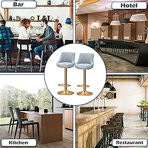 Sgabelli da Bar Sedia Sgabelli da bar, con schienale Nessun bracciolo girevole sgabelli sgabelli, moderno pub counter da c...