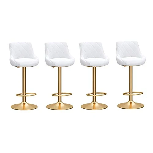 Sgabelli da Bar Sedia Sgabelli da bar Set di 2/4 Modern Regolabile Altezza Contatore da bar, con sedie barre posteriore Sg...