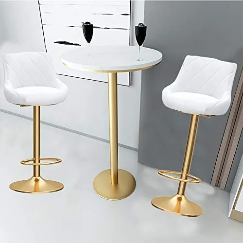 Sgabelli da Bar Sedia Sgabelli da bar Set di 2/4 Modern Regolabile Altezza Contatore da bar, con sedie barre posteriore Sg...