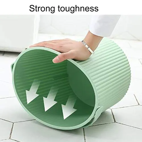 BYPING Sgabello Contenitore, Materiale PP Design della Maniglia Portatile Seatable Portata 100 kg Cambia Sgabello Scarpe,...