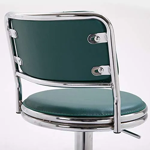 C-J-X STOOL/CHAIR Sgabelli da Bar, Sedie da Pranzo Girevoli Esterne Similpelle con Sollevamento Gas, Sedie E Sgabelli da L...