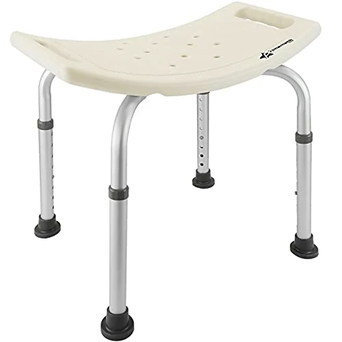 Cablematic - Sgabello per Vasca ergonomico da Doccia Altezza Regolabile per Il Bagno