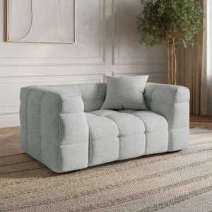 Poltroncina tessuto grigio BELLA CABO