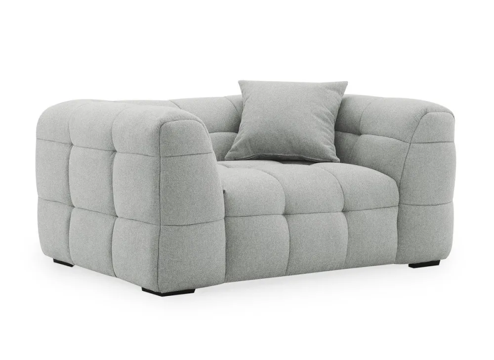 Poltroncina tessuto grigio BELLA CABO