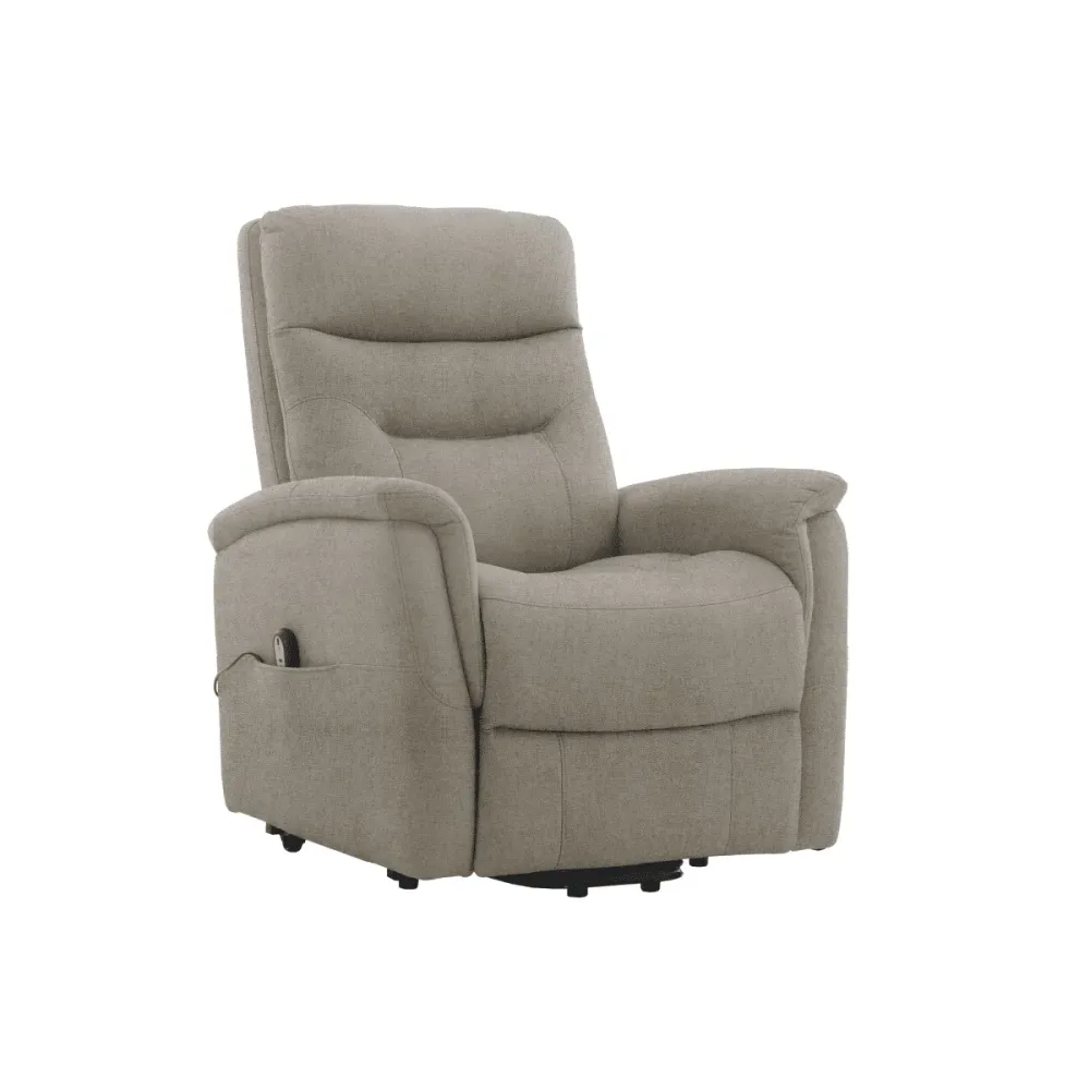 Poltrona reclinabile 2 motori "Soft" tessuto enjoy cm 82x90 108h Capaldo