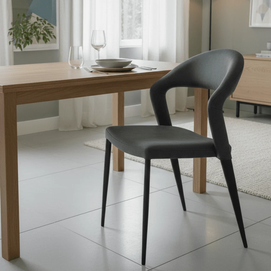 Set di sedie imbottite "Locanda" moderne similpelle cm 56x51 82h Capodarte