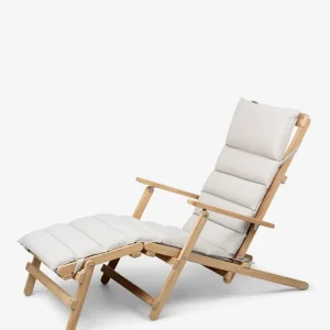 bm5565 sedia da ponte con poggiapiedi e cuscino CARL HANSEN & SØN