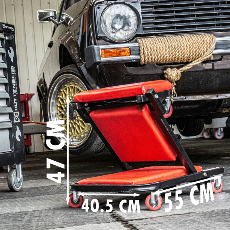 Carrello Sotto Auto 2 1 Sgabello da Officina Tekson | 209002
