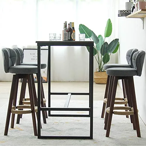 catch-L Multiuso Sgabelli da Bar Legno Massello Sgabelli da Bar Sgabelli Moderni E Minimalisti Sgabelli Girevoli Sgabelli...