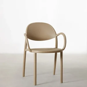 Chaise en Polypropylène avec Accoudoirs Cala