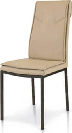 CHANTELLE - sedia ecopelle Beige Milani Home