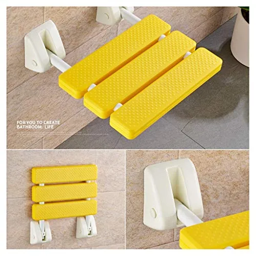 Sgabello da Doccia per Sedia da Bagno Sedile Doccia Parete, Sgabello da Bagno Pieghevole Antiscivolo Sedia da Bagno Sgabel...