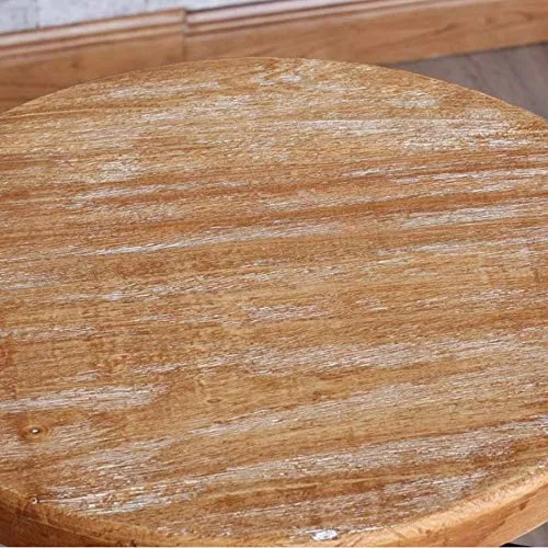 ChengBeautiful Sgabello Moderno Stile Classico Altezza Regolabile Bancone Sgabello Legno Barra del Sedile Uso Cucina Bistr...