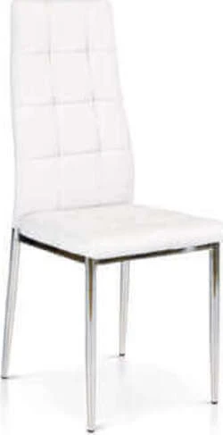 CHERIE - sedia ecopelle Bianco Milani Home