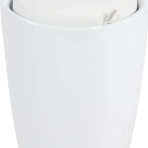 CLAUD - sgabello con contenitore Bianco Milani Home