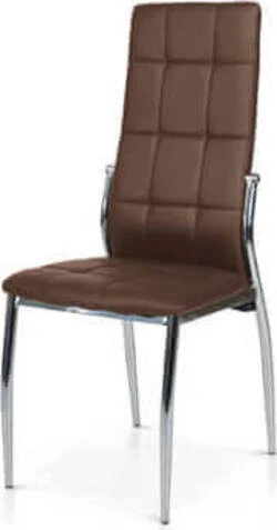 CLAUDIA - sedia ecopelle Marrone Milani Home