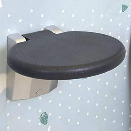 CLQ Sgabello Pieghevole Sgabello da Bagno Fissato al Muro Tutta L'attrezzatura Pieghevole Lega di Alluminio Traspirante Si...