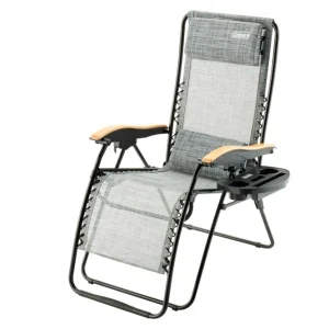 Coleman Sedia Infinity Air Pieghevole Recliner 100kg Capacità Grigio Heather