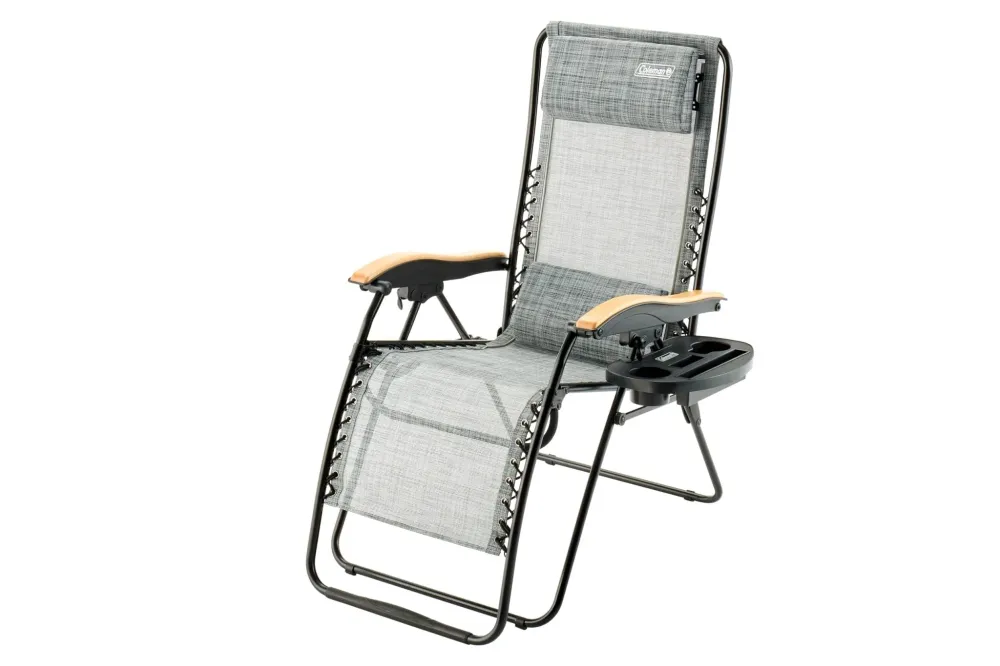 Coleman Sedia Infinity Air Pieghevole Recliner 100kg Capacità Grigio Heather