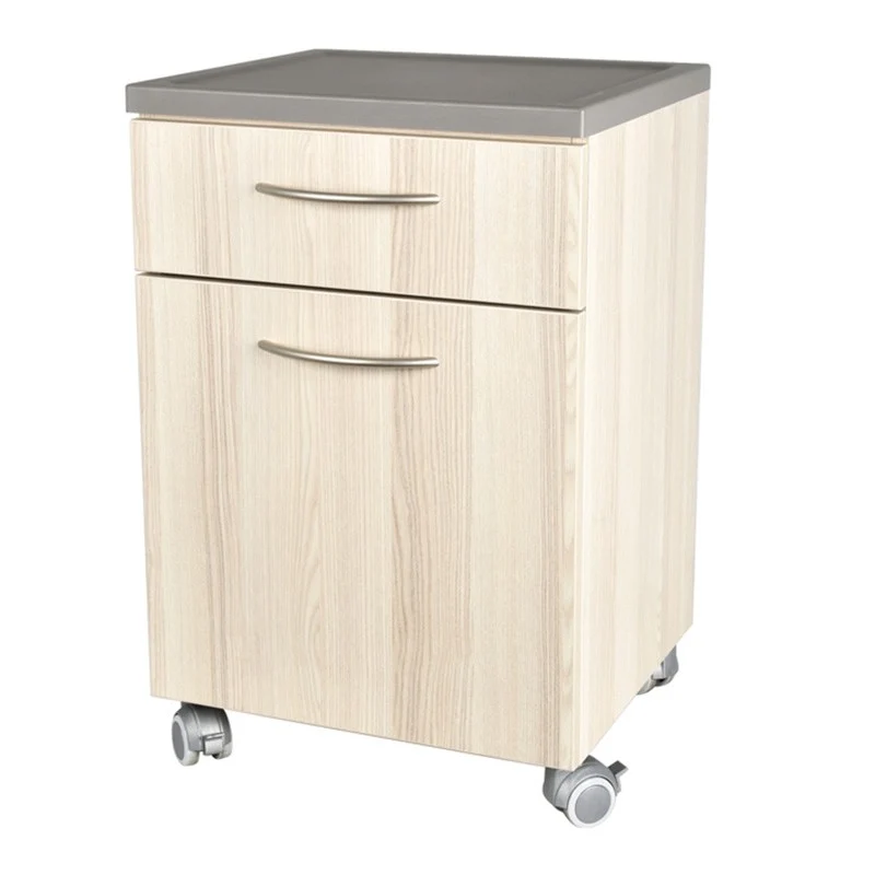 Comodino da degenza ARTEMIDE Beige - 1 cassetto e anta