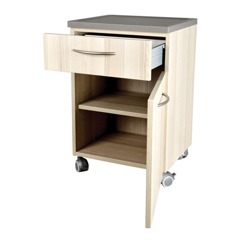Comodino da degenza ARTEMIDE Beige - 1 cassetto e anta