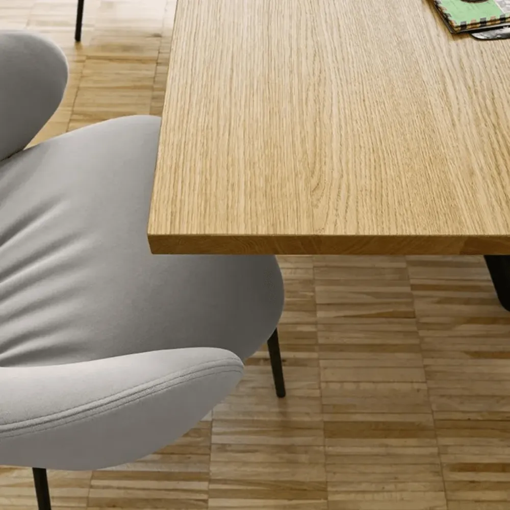 Set di sedie da soggiorno "Tuka Soft" con seduta e schienale imbottiti cm 56x57 77h Connubia
