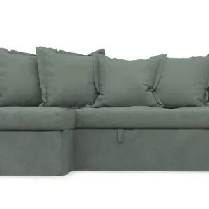 Copertura divano angolare letto IKEA HOLMSUND - Pure French Linen Limestone