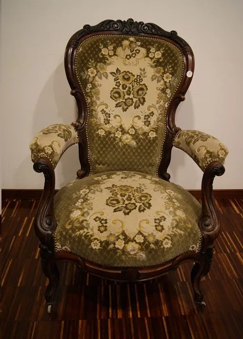 Coppia di bergere Luigi Filippo massello di palissandro