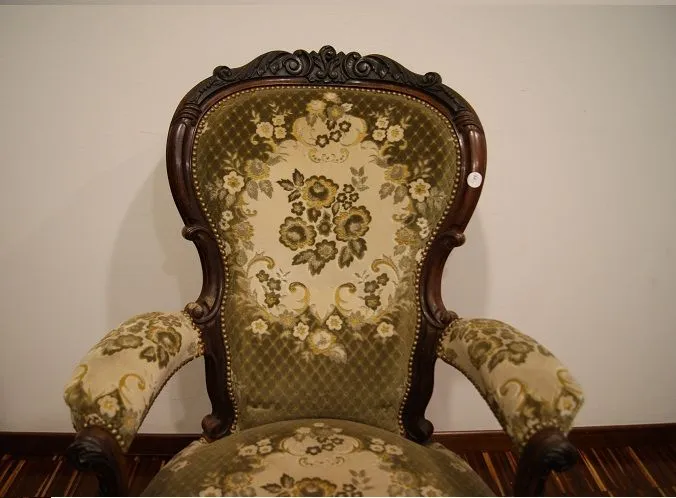 Coppia di bergere Luigi Filippo massello di palissandro