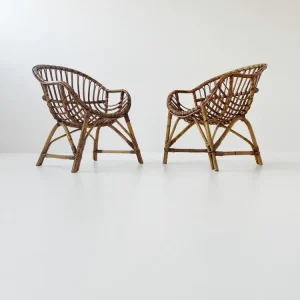 Coppia poltroncine vimini