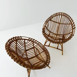 Coppia poltroncine vimini