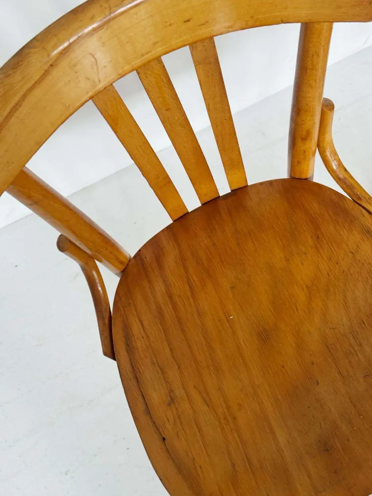 coppia di sedie legno curvato