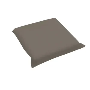 Coprisedia con pattina 40x40x3,5cm tortora
