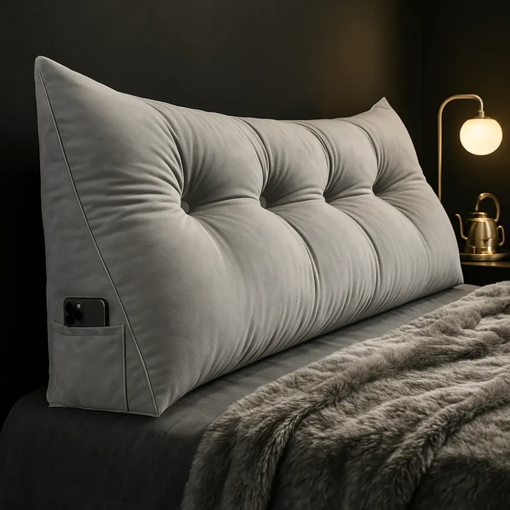 Cuscino cuneo ComfortRest – Supporto lombare ergonomico per letto e divano Cozey Maison