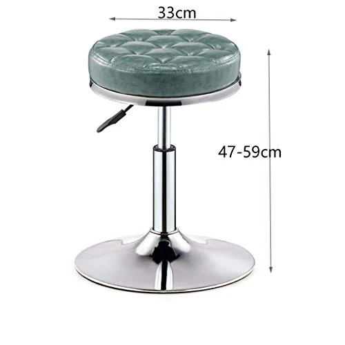 Crazy stool Zhou-WD Appartamento Piccolo Mobili, Cuoio Altezza Regolabile Girevole Chair Casa Camera da Letto Sedia da Uff...